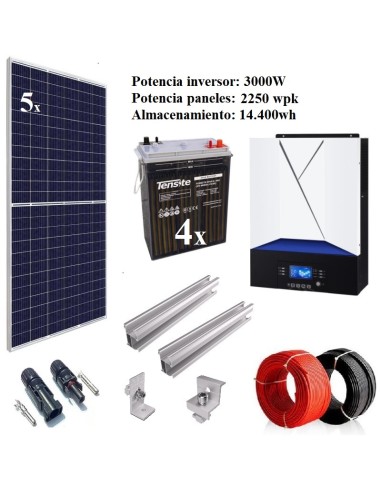 Kit Solar 3000W 24V 9000W