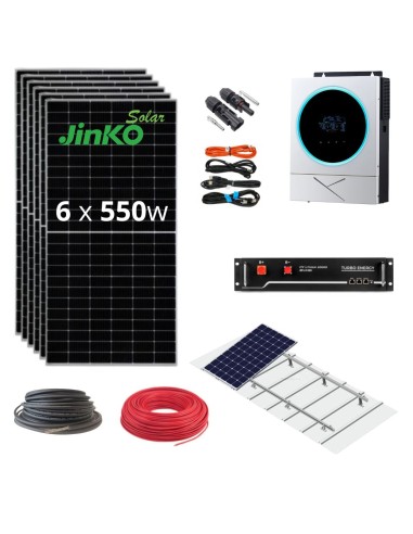 Kit Solar Aislada Pylontech 2.4kwh Inversor Premontado