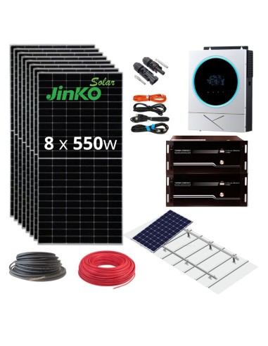 Kit Solar Aislada Turbo Energy 5600w 48V