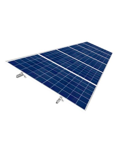 ESTRUCTURA COPLANAR PARA 3 PLACAS SOLARES